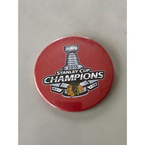 Chicago Blackhawks 2015 Stanley Cup Champions Button NHL Pinback Large